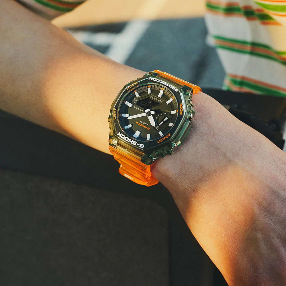 G-Shock GA2100HC-4A 'CasiOak' Orange Hidden Coast Series - Image 2