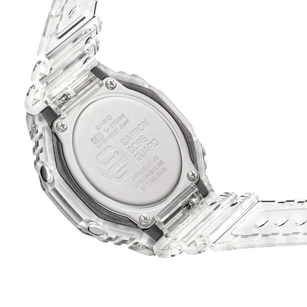 G-Shock GA2100SKE-7A 'CasiOak' Transparent Series - Image 7