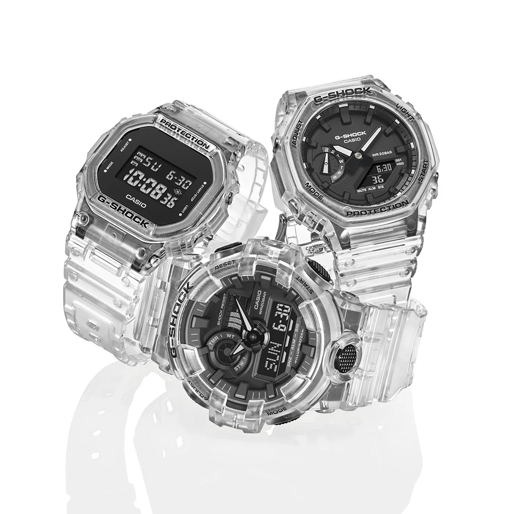 G-Shock GA2100SKE-7A 'CasiOak' Transparent Series - Image 8