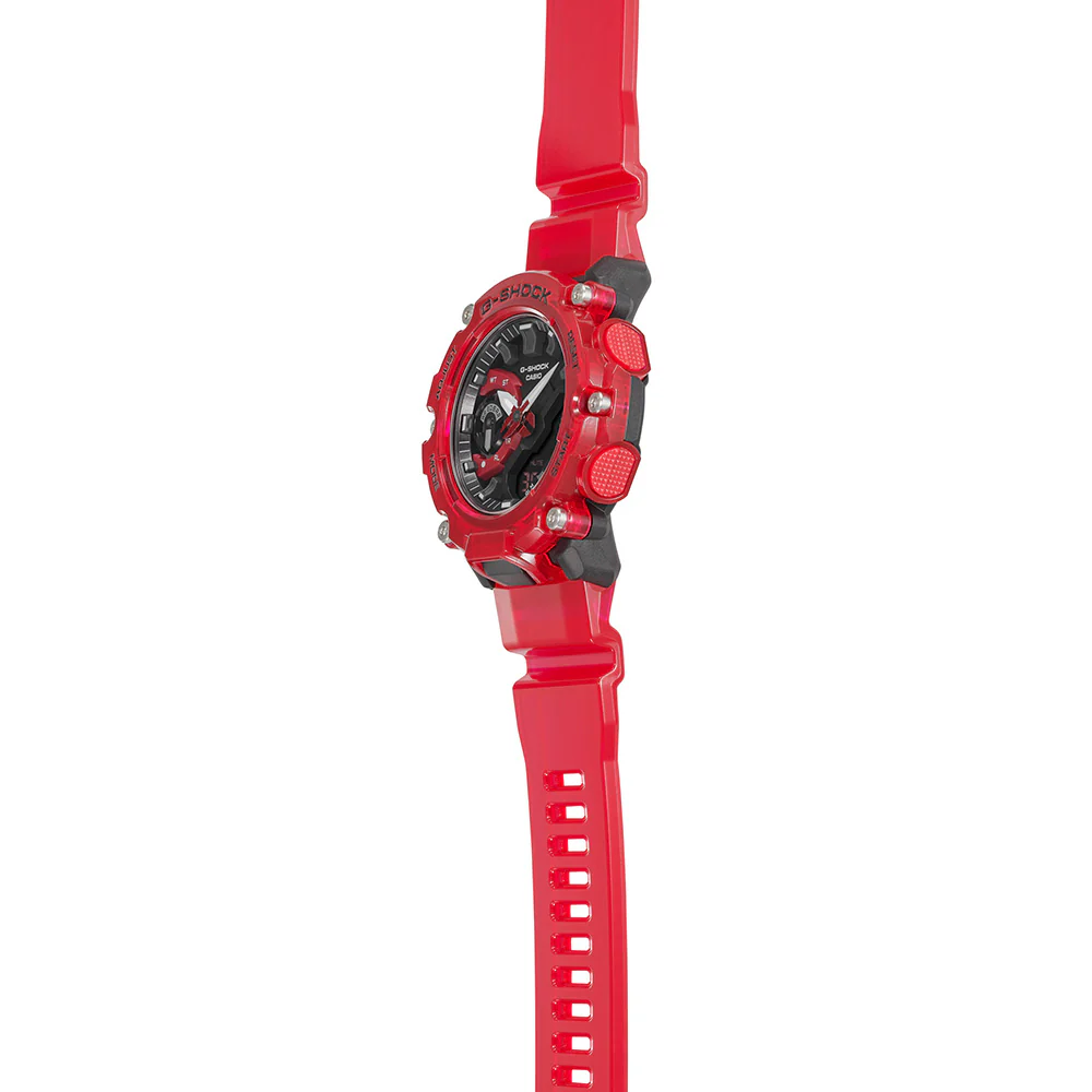 G-Shock GA2200SKL-4A Sound Wave Red - Image 3