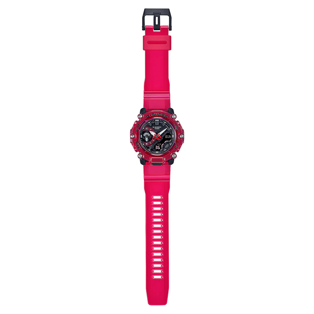 G-Shock GA2200SKL-4A Sound Wave Red - Image 6