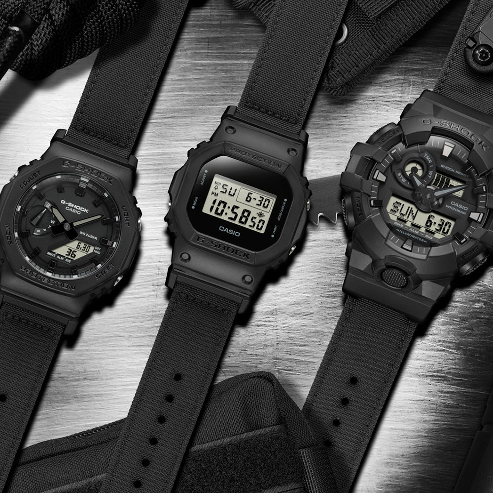 G-Shock GA700BCE-1A Utility Black Cordura Watch - Image 3
