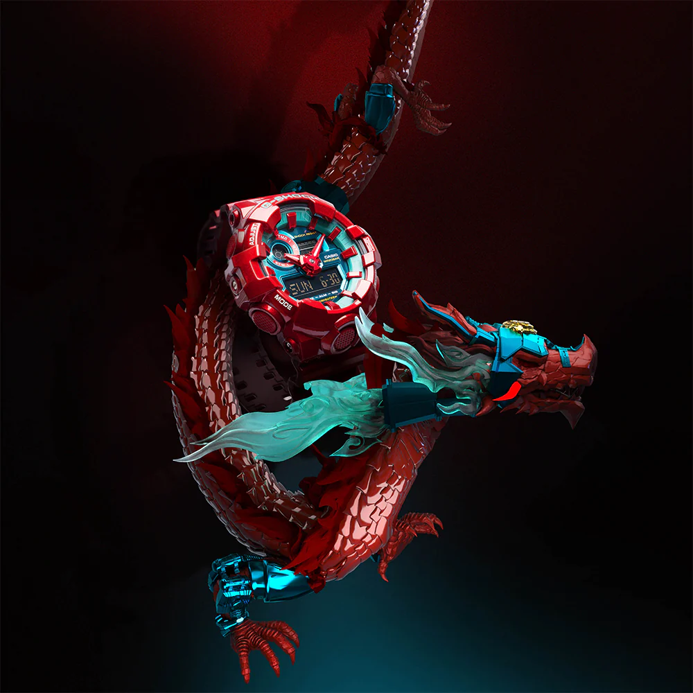 G-Shock GA700DBR-4 Far East Pop Street Series - Image 3