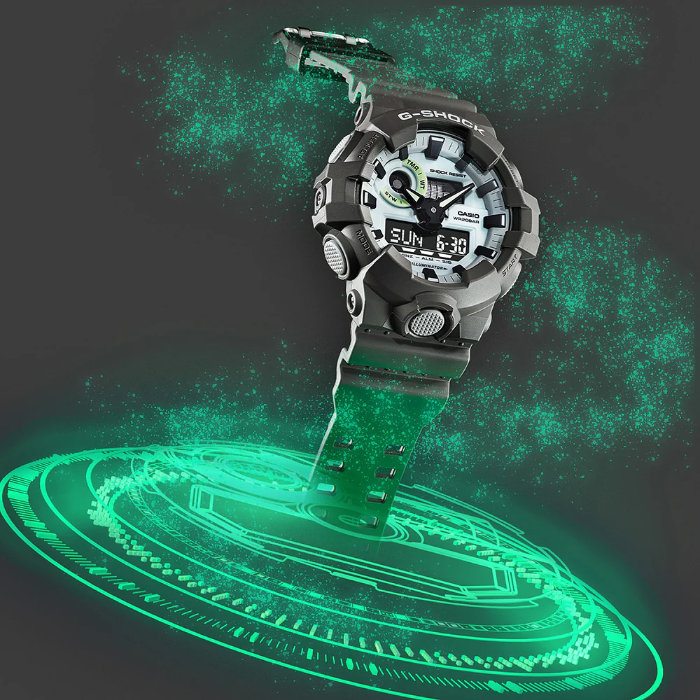 G-Shock GA700HD-8A Hidden Glow Watch - Image 3