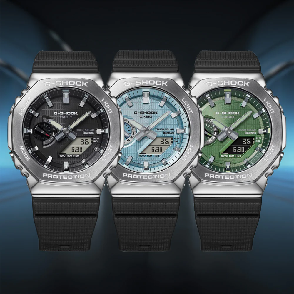 G-Shock GBM2100A-1A2 Metal Covered Bluetooth 'CasiOak' - Image 7