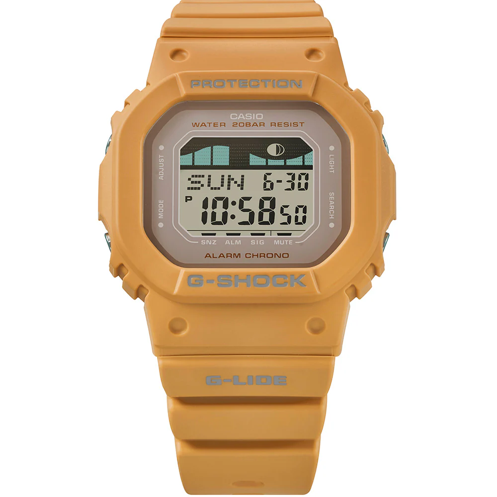 G-Shock GLXS5600-4 "S5600 G-Lide" Orange Resin Womens Watch - Image 2