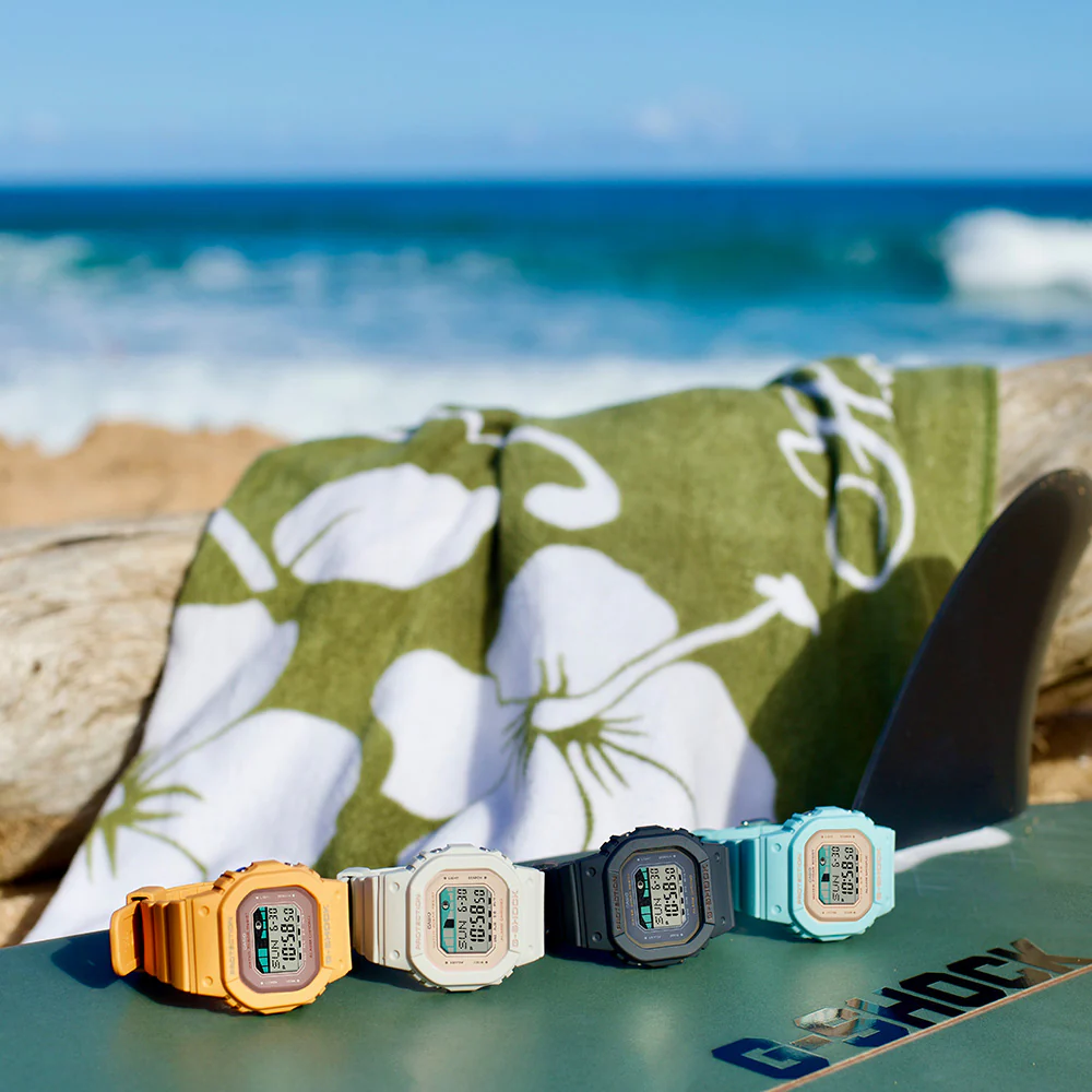 G-Shock GLXS5600-4 "S5600 G-Lide" Orange Resin Womens Watch - Image 5