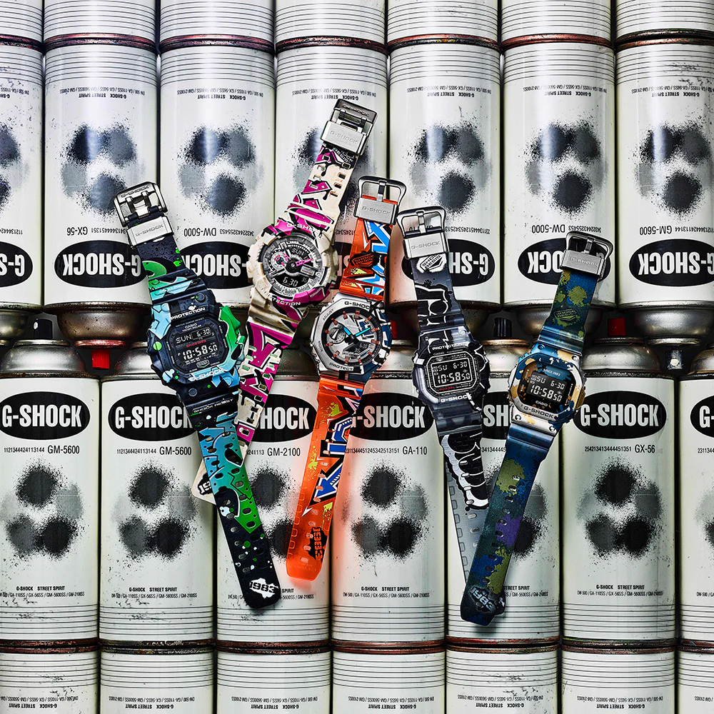 G-Shock GM2100SS-1A Street Spirit Graffiti Art 40th Anniversary Edition 'CasiOak' - Image 3