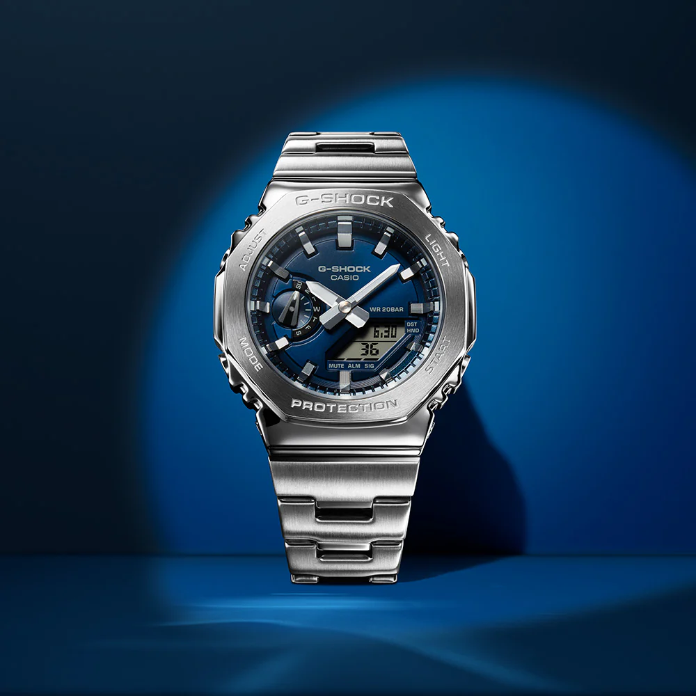 G-Shock GM2110D-2B G-Steel Metal Covered 'CasiOak' - Image 3