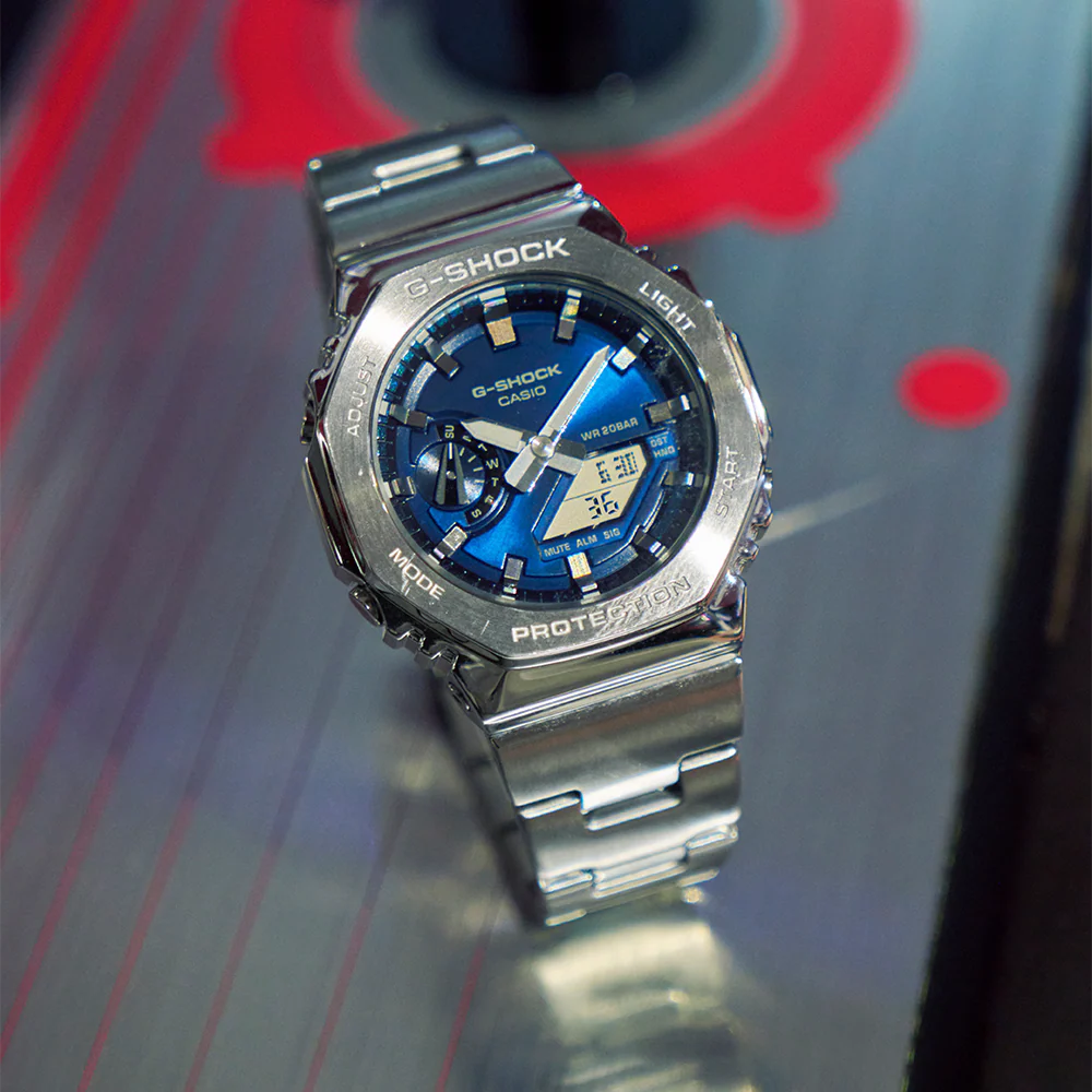 G-Shock GM2110D-2B G-Steel Metal Covered 'CasiOak' - Image 5