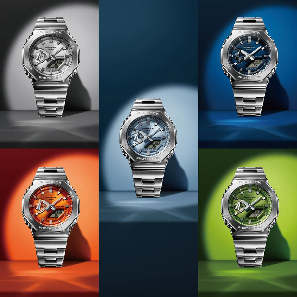 G-Shock GM2110D-2B G-Steel Metal Covered 'CasiOak' - Image 7
