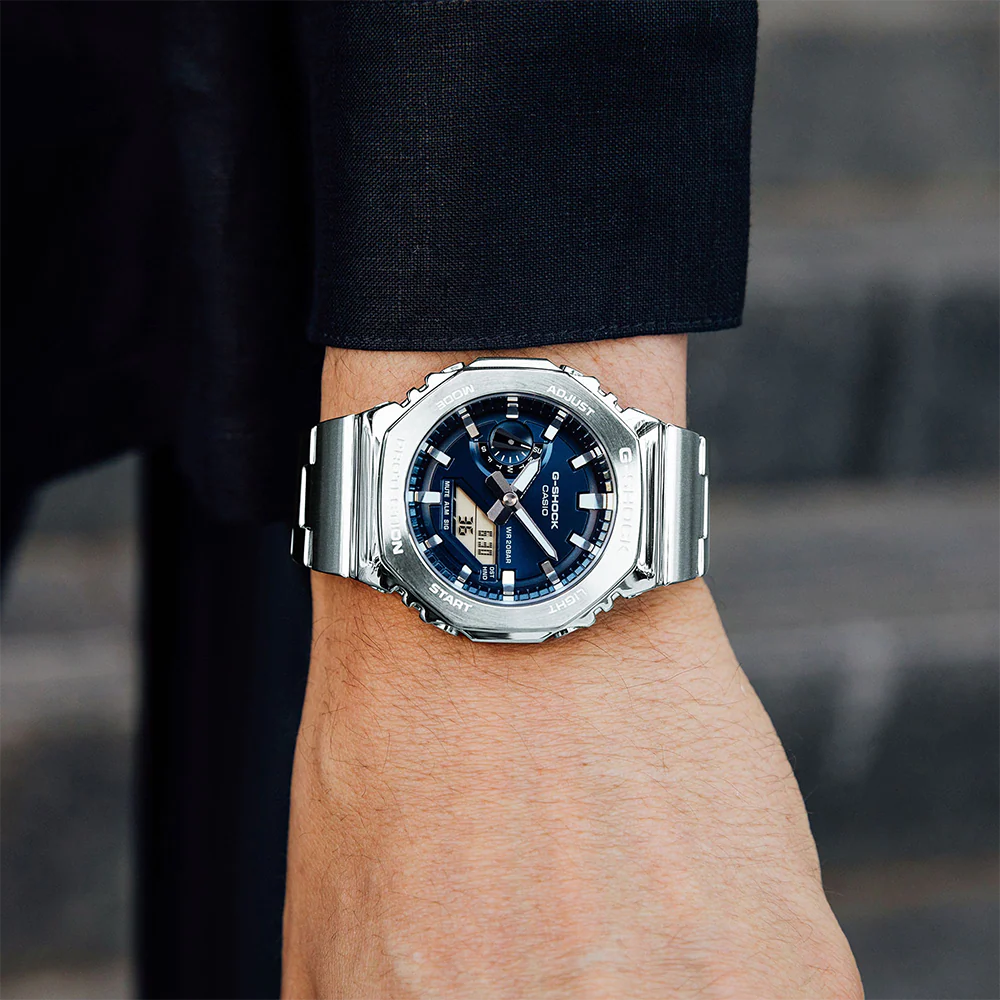 G-Shock GM2110D-2B G-Steel Metal Covered 'CasiOak' - Image 8