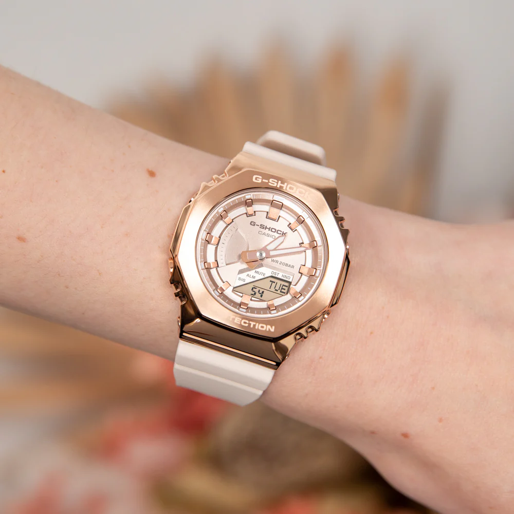 G-Shock GMS2100PG-4 Metal Covered Pink Watch - Image 2