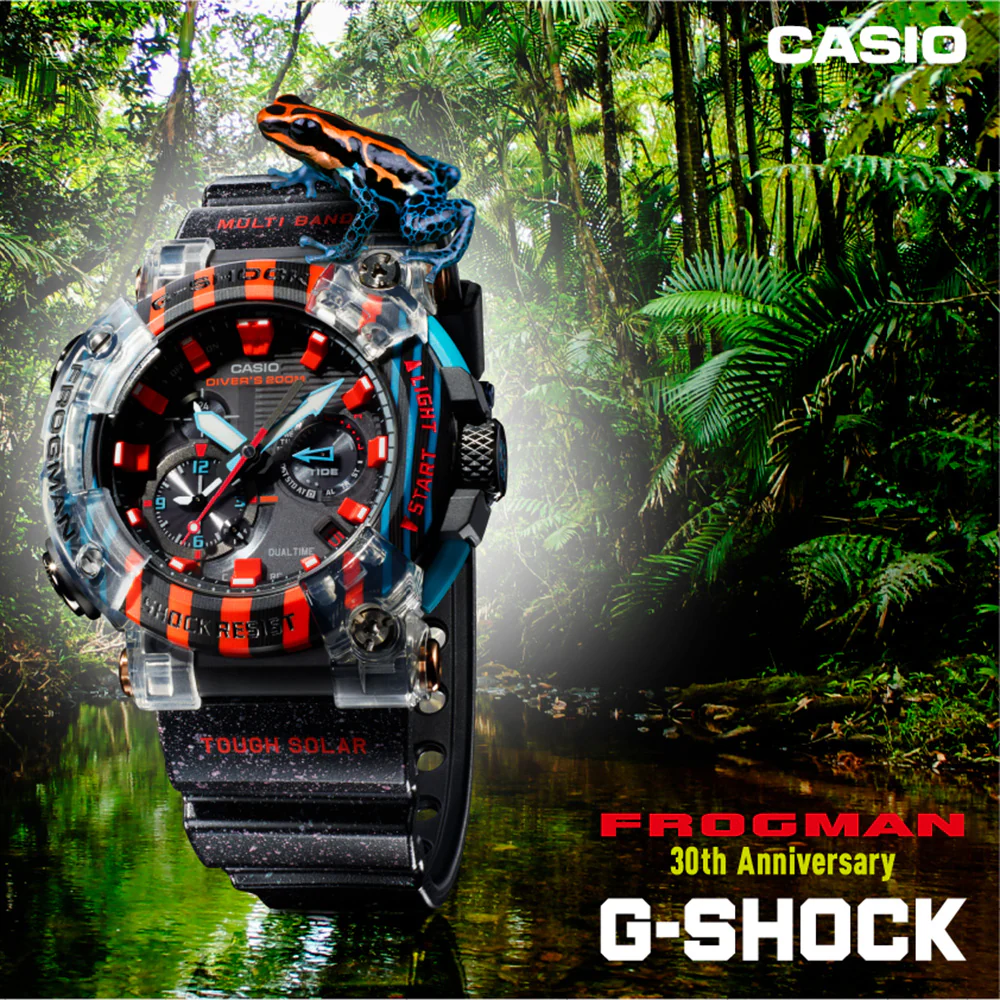 G-Shock GWFA1000APF-1A Poison Dart Frog 30th Anniversary Frogman - Image 5