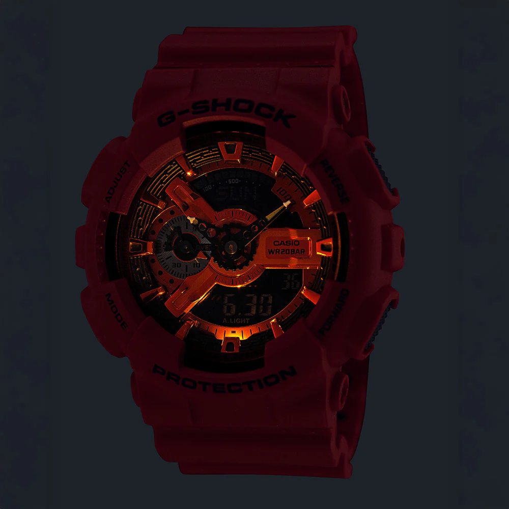 G-Shock Iconic Red GA110RRB-4A - Image 3