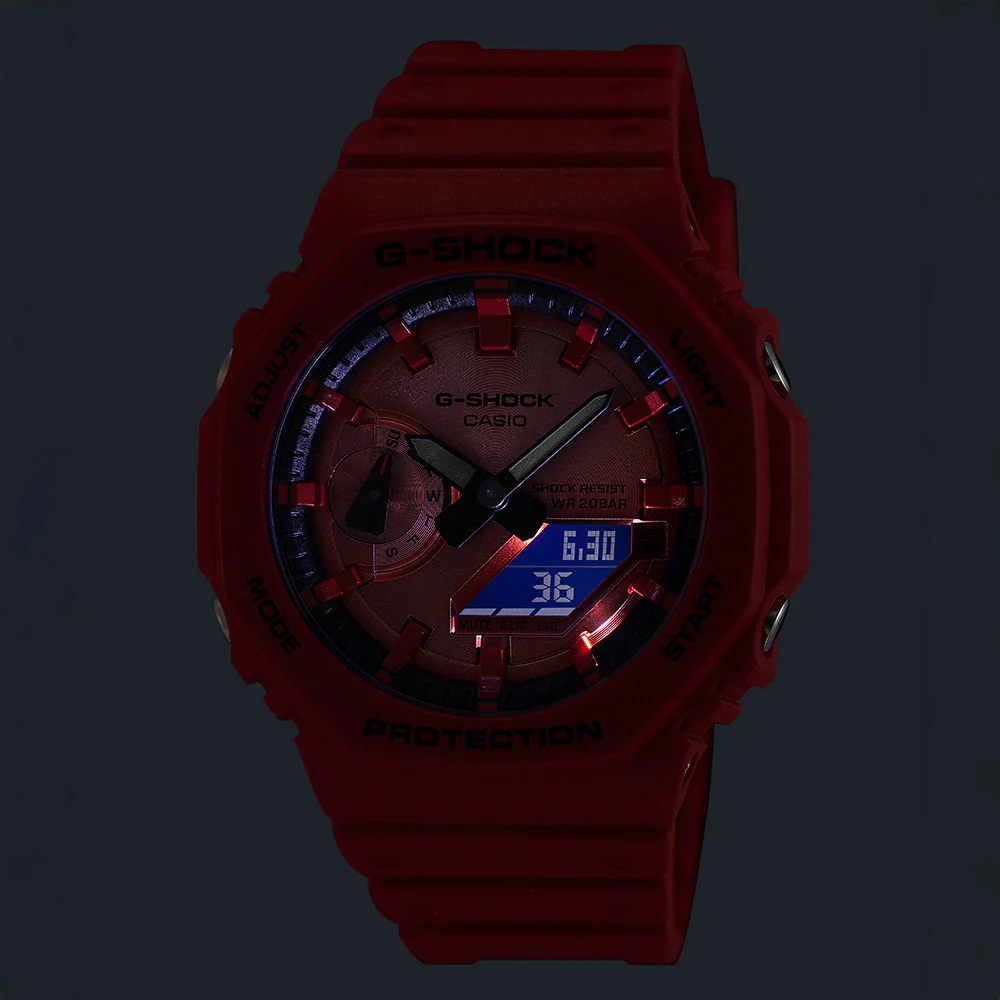G-Shock Iconic Red GA2100RRB-4A - Image 3