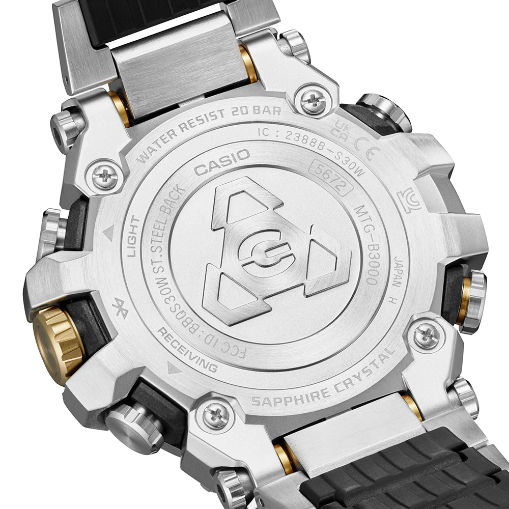 G-Shock MTGB3000D-1A9 Silver and Gold Tone Mens Watch - Image 4