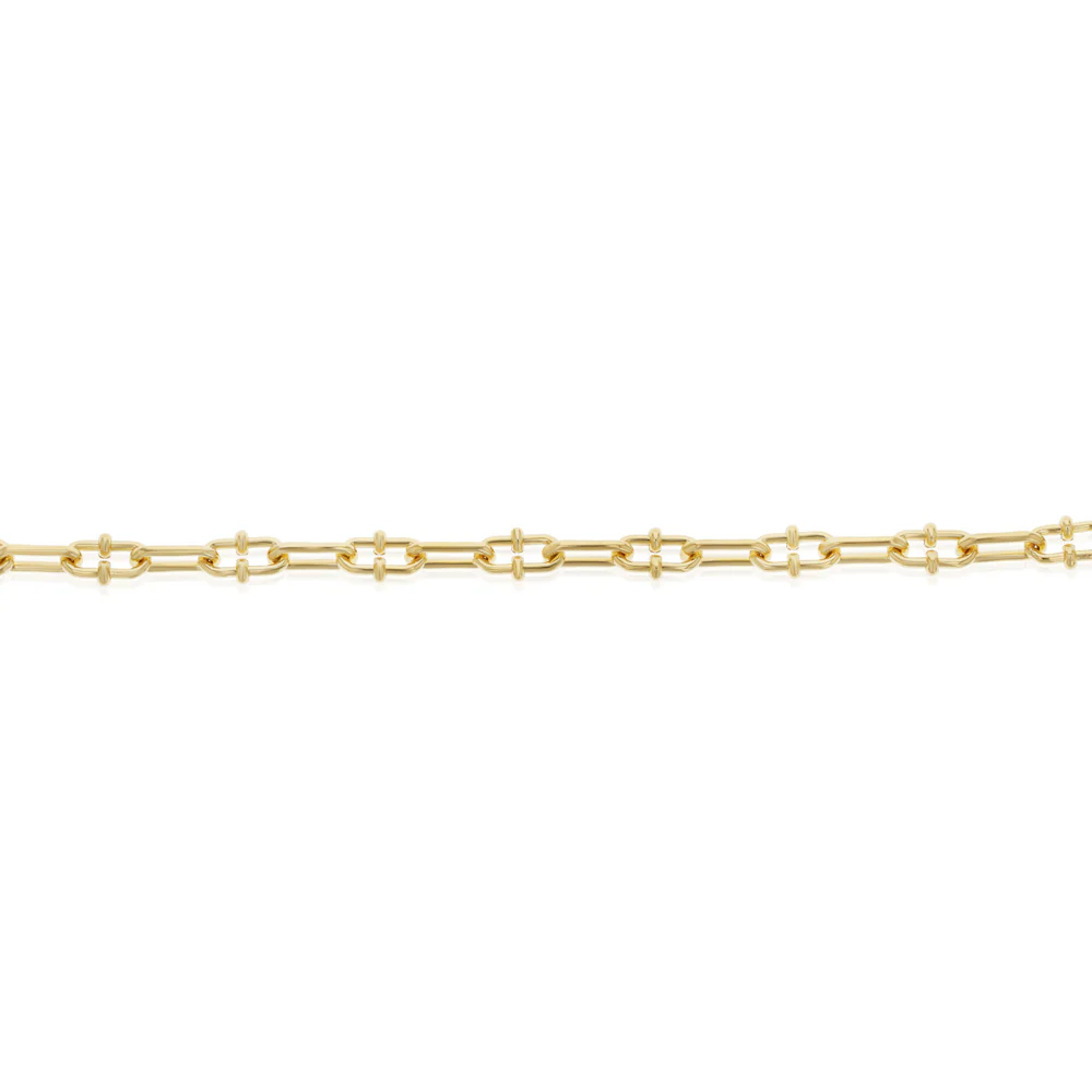 Gold Plated Sterling Silver Link Chain Necklace - Image 3