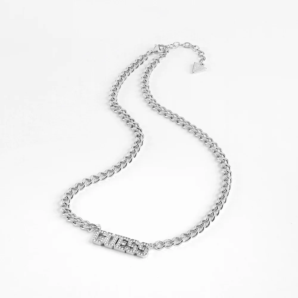 GUESS 16-18" Pave Bold Chain SST - Image 2