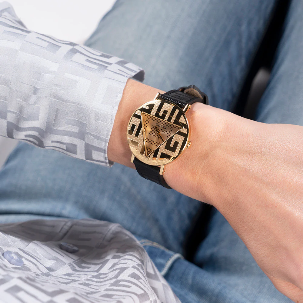 Guess GW0478L2 Iconic Black Leather Womens Watch - Image 6