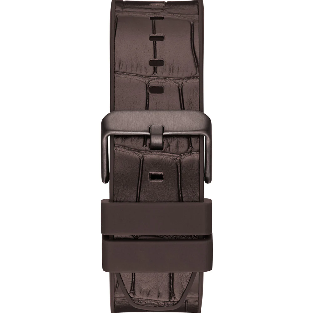 Guess GW0492G2 Edge Black Leather Mens Watch - Image 3