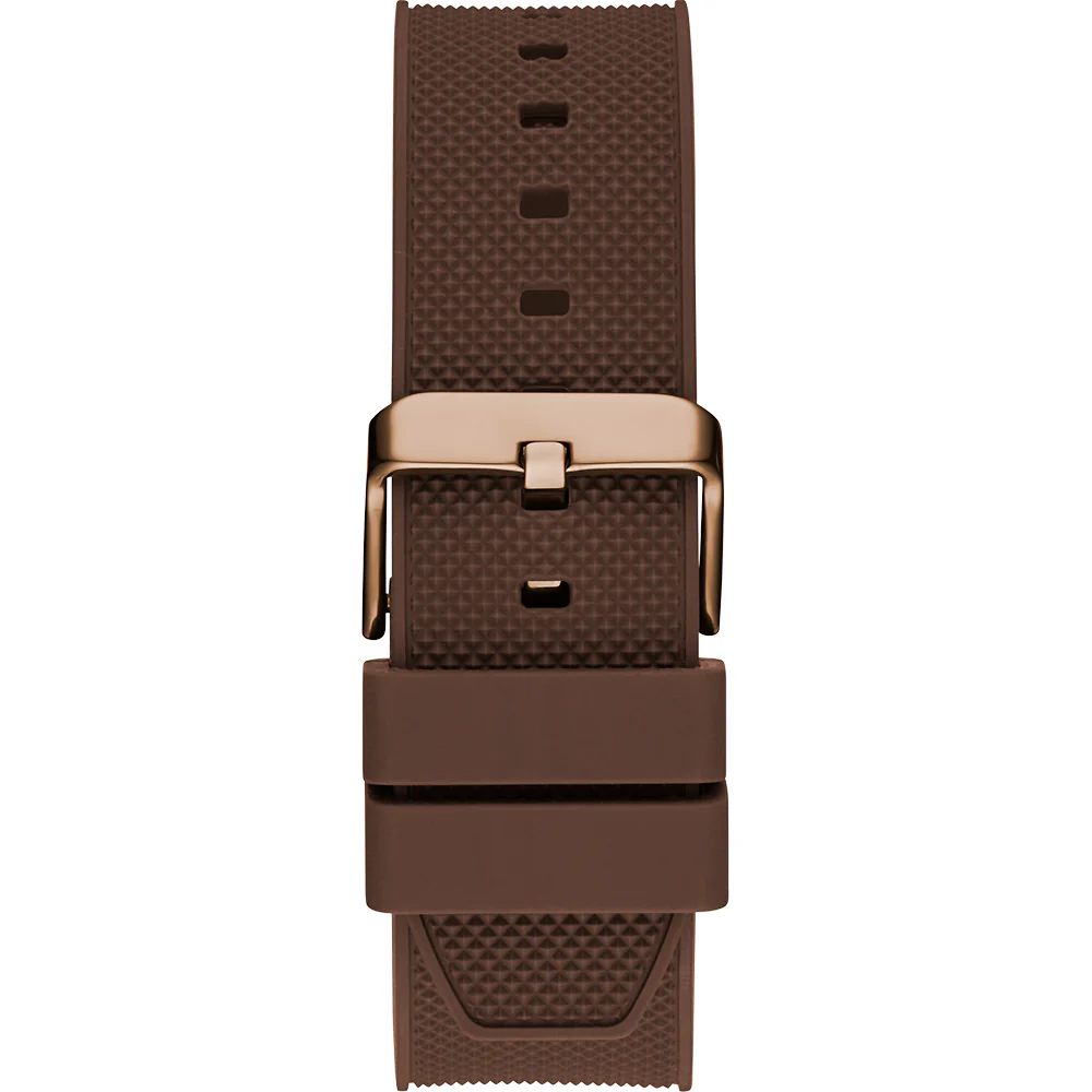 Guess GW0568G1 Falcon Brown Silicone Mens Watch - Image 3
