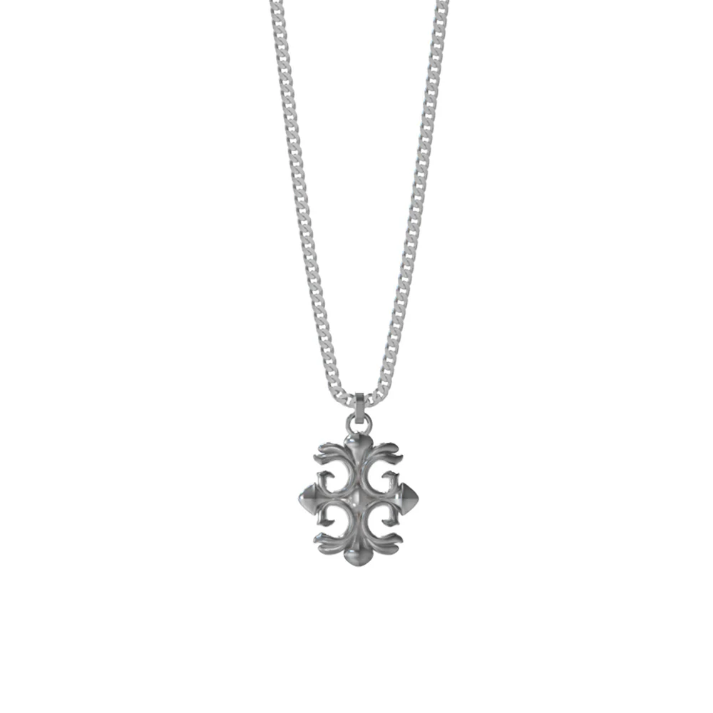 Guess Men's Jewellery Stainless Steel 4G Rebel Charm Pendant On 26" Chain - Image 2