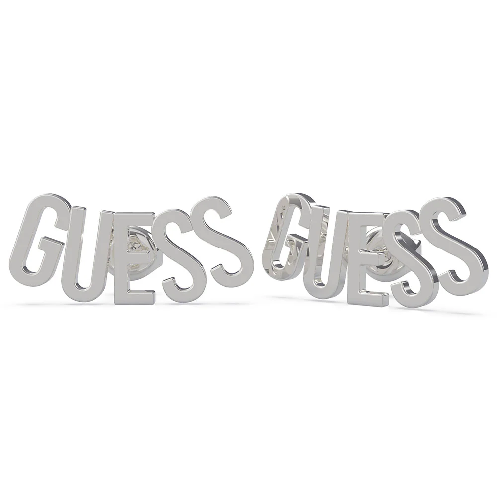 GUESS Script Stud Earrings SST - Image 2