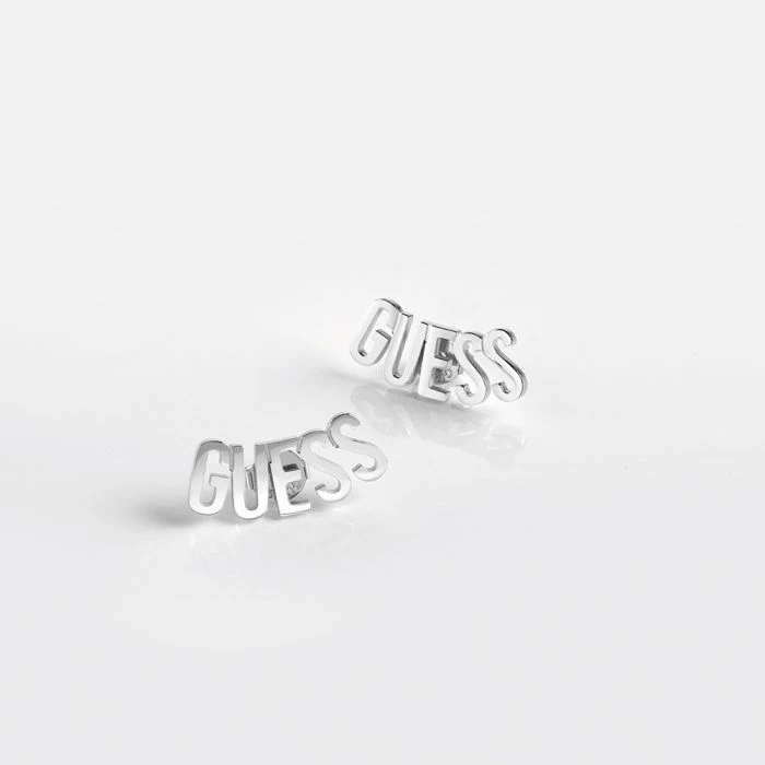 GUESS Script Stud Earrings SST - Image 3