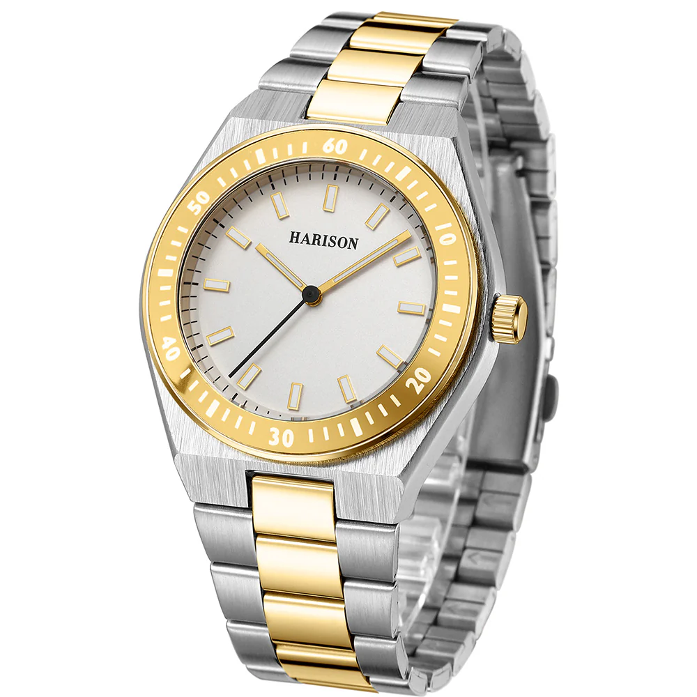 Harison Ares XM573-4 42mm Two-Tone Stainless Steel Watch - Image 2