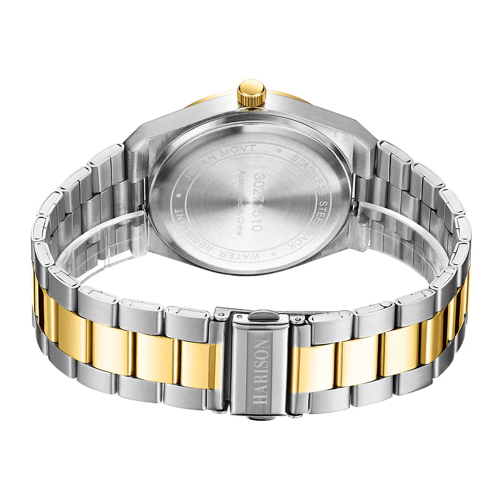 Harison Ares XM573-4 42mm Two-Tone Stainless Steel Watch - Image 3