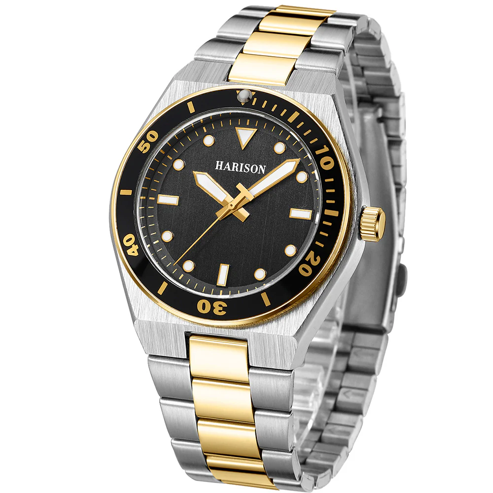 Harison Luis XM577-1 42mm Two-Tone Stainless Steel Watch - Image 4