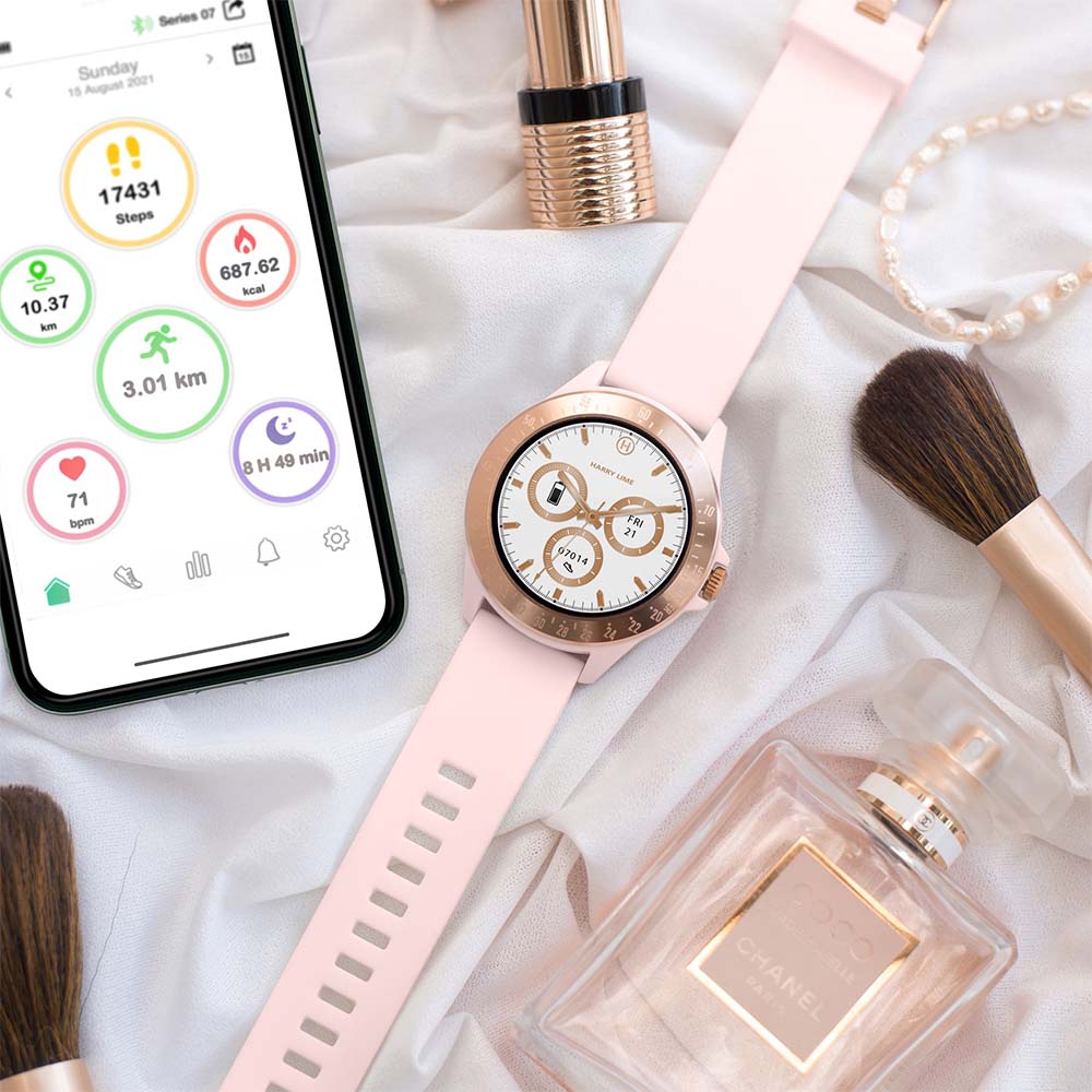 Harry Lime HA07-2006 Pink Rose Smart Watch - Image 8