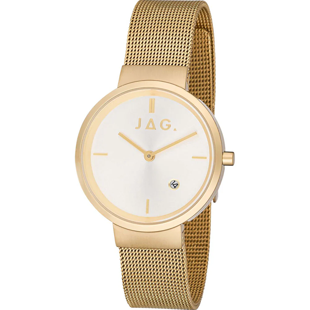 Jag BD99131L-JA07 Gold Tone Mesh Womens Watch - Image 2