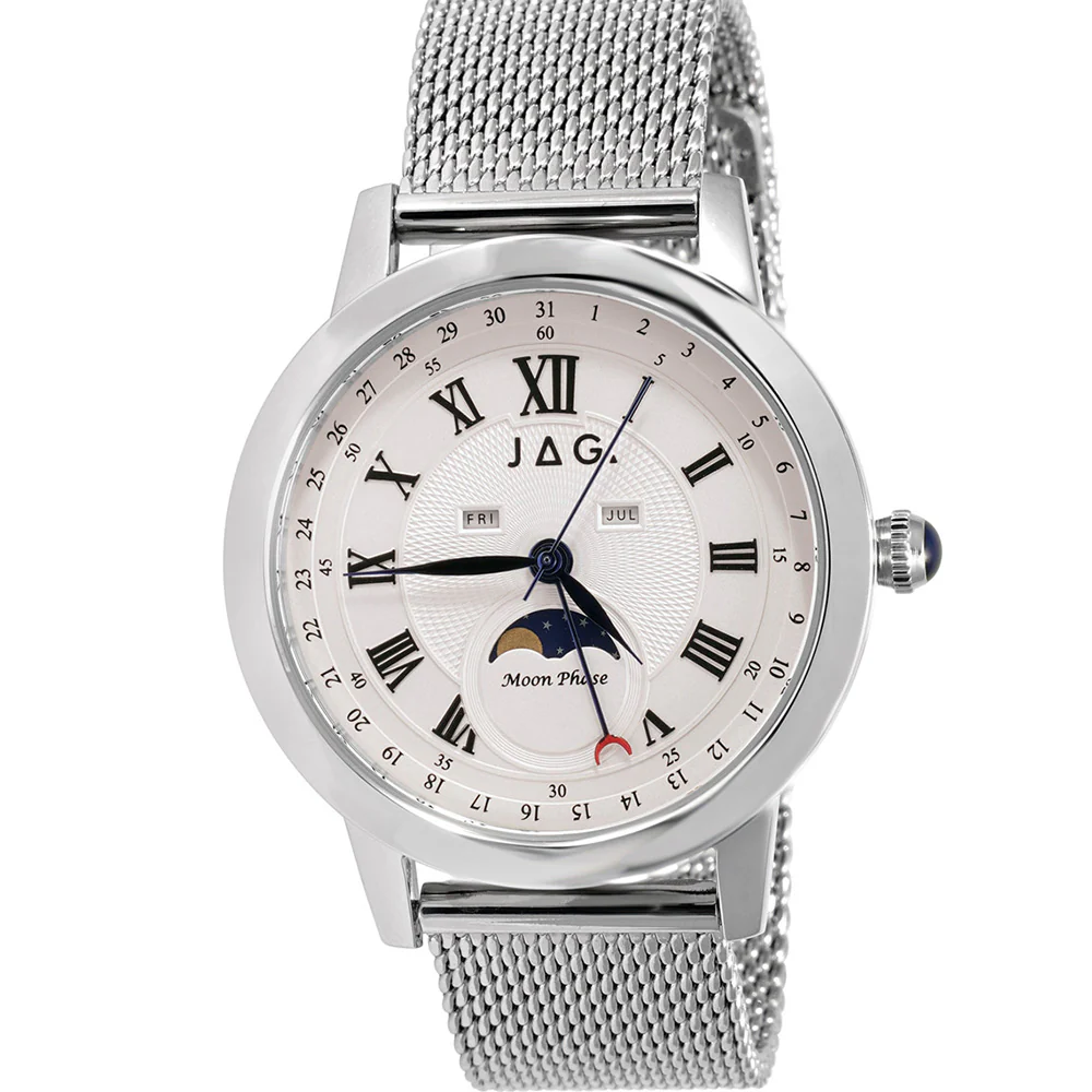 Jag J2772A Mosman Silver Moonphase Watch - Image 2
