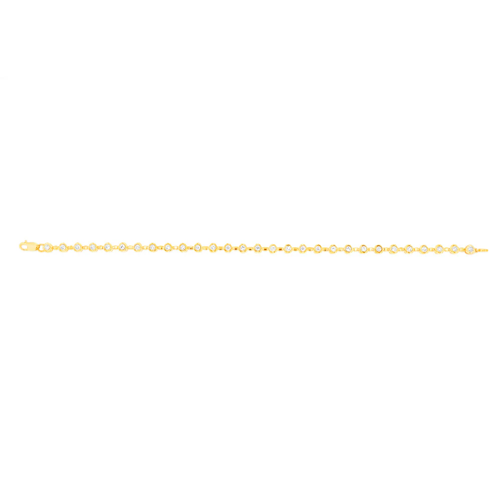 Luminesce Lab Grown 0.45 Carat Diamond Bracelet in 9ct Yellow Gold - Image 2