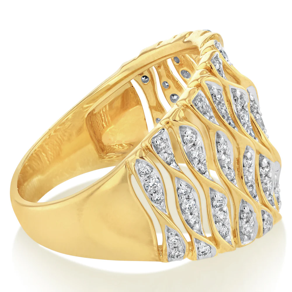 Luminesce Lab Grown 0.45 Carat Diamond Ring in 9ct Yellow Gold - Image 2