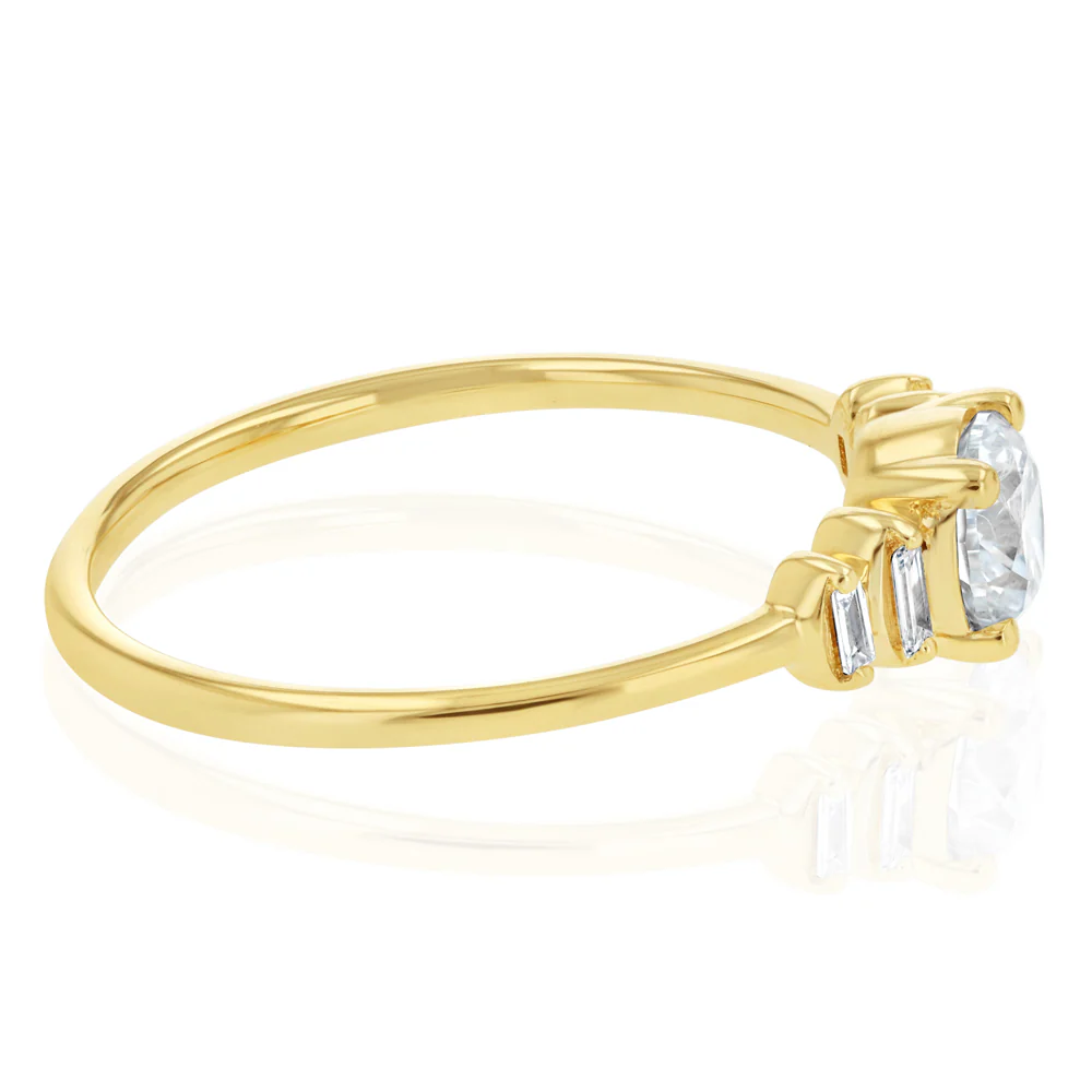 Luminesce Lab Grown 0.55 Carat Diamond Ring in 9ct Yellow Gold - Image 2