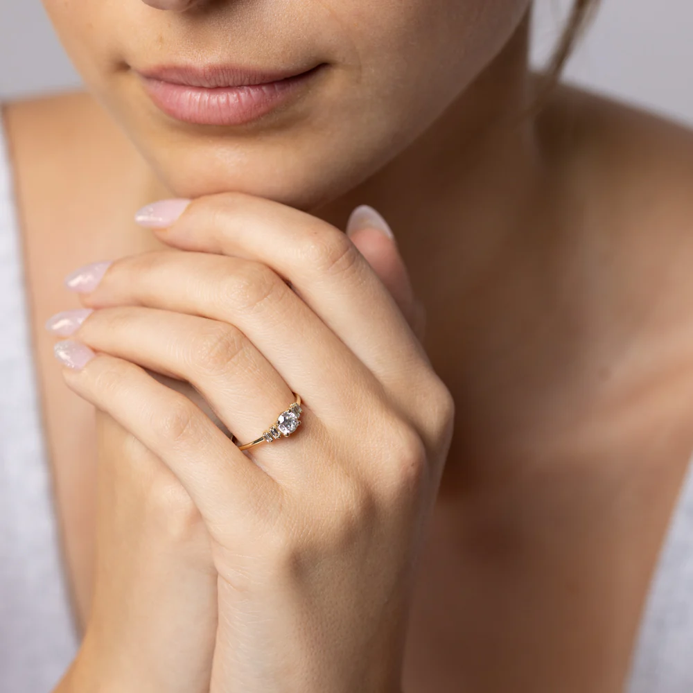Luminesce Lab Grown 0.55 Carat Diamond Ring in 9ct Yellow Gold - Image 3