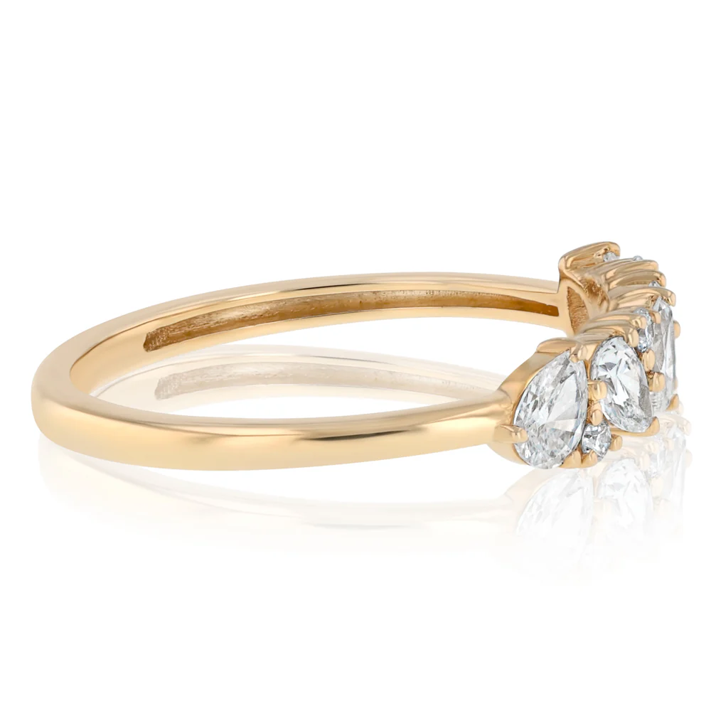 Luminesce Lab Grown 0.55 Carat Diamond Ring in 9ct Yellow Gold - Image 2