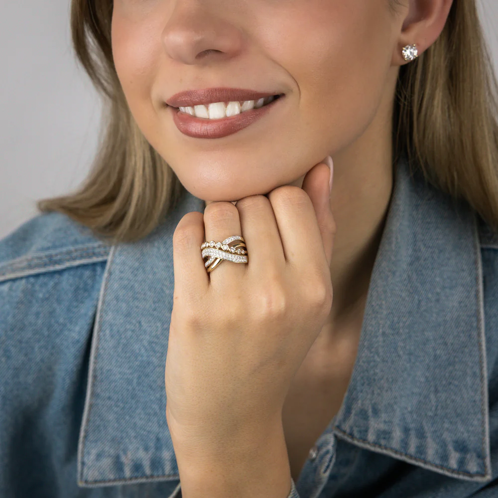Luminesce Lab Grown 0.65 Carat Diamond Ring in 9ct Yellow Gold - Image 4