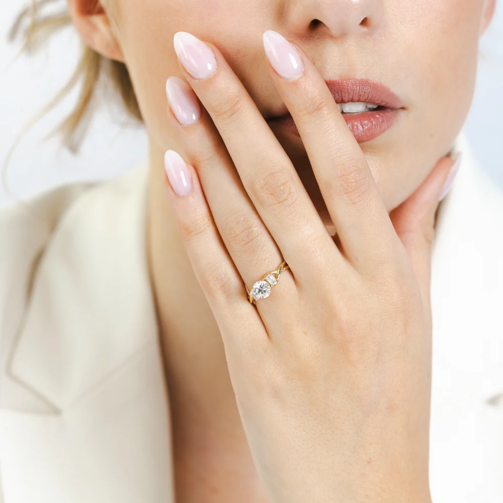 Luminesce Lab Grown 0.95 Carat Diamond Solitaire Ring in 9ct Yellow Gold - Image 3