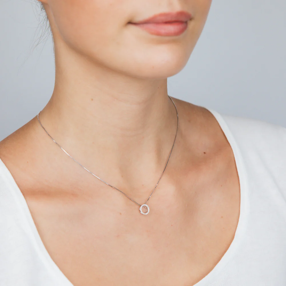 Luminesce Lab Grown 1/10 Carat Diamond Circle of Life Pendant in Sterling Silver - Image 2