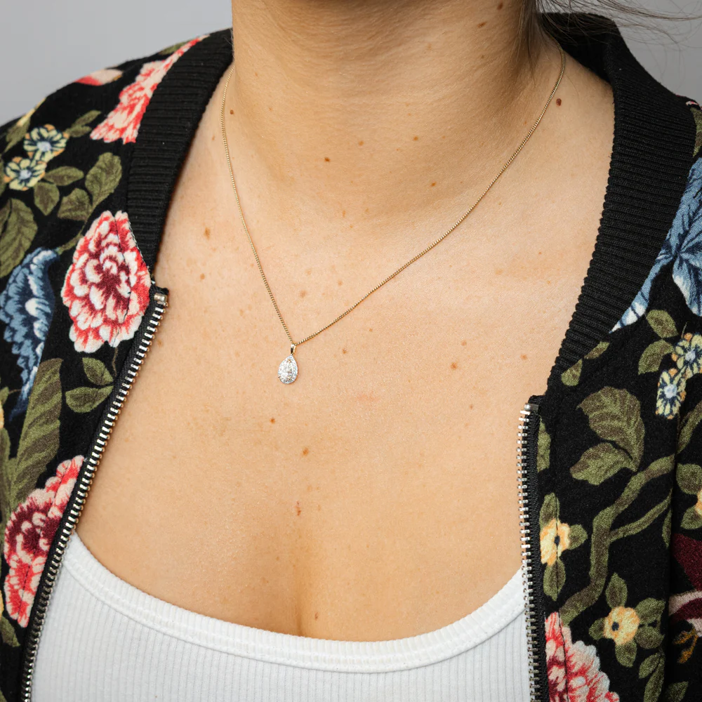Luminesce Lab Grown 1/2 Carat Diamond Pendant in 9ct Yellow Gold - Image 3