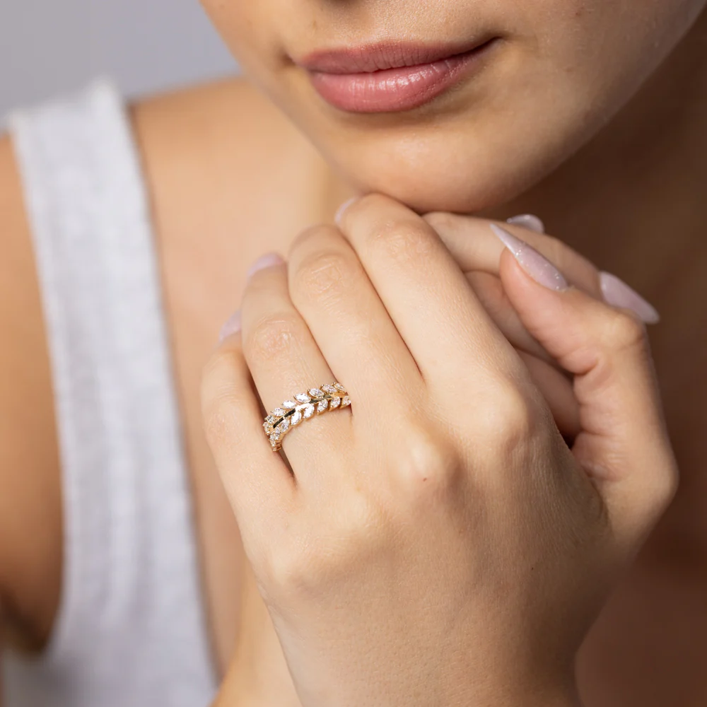 Luminesce Lab Grown 1/2 Carat Diamond Ring in 9ct Yellow Gold - Image 3