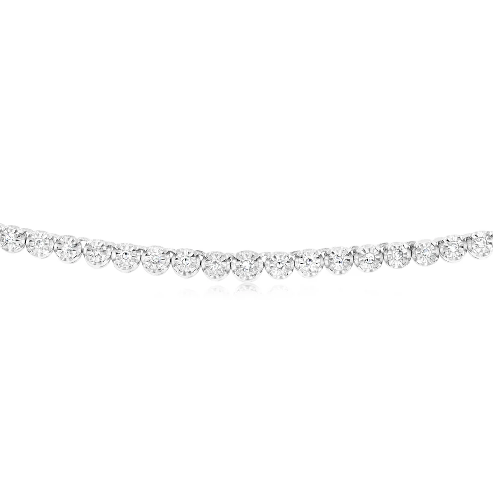 Luminesce Lab Grown 1/2 Carat Diamonds Necklace in Sterling Silver - Image 3