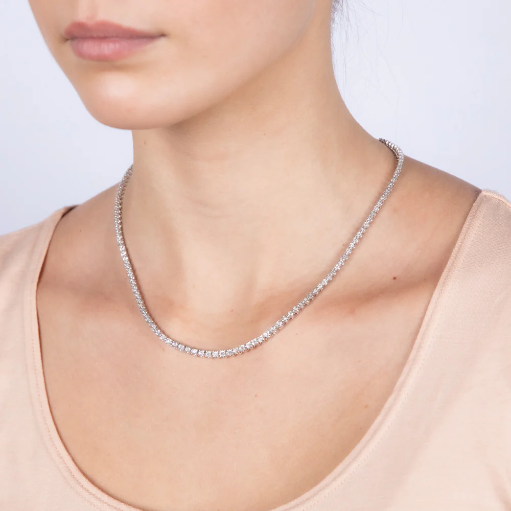 Luminesce Lab Grown 1/2 Carat Diamonds Necklace in Sterling Silver - Image 4
