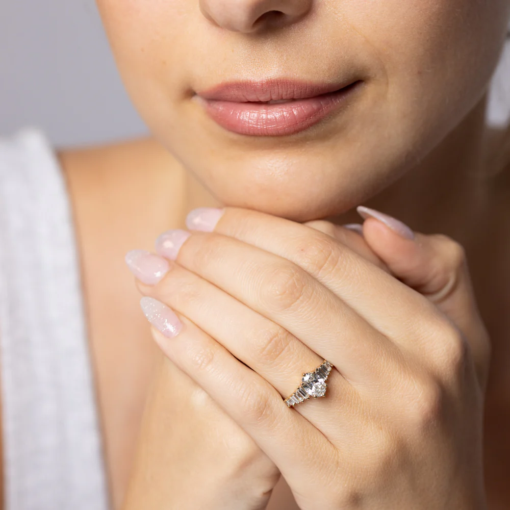 Luminesce Lab Grown 1.40 Carat Diamond Ring in 9ct Yellow Gold - Image 3