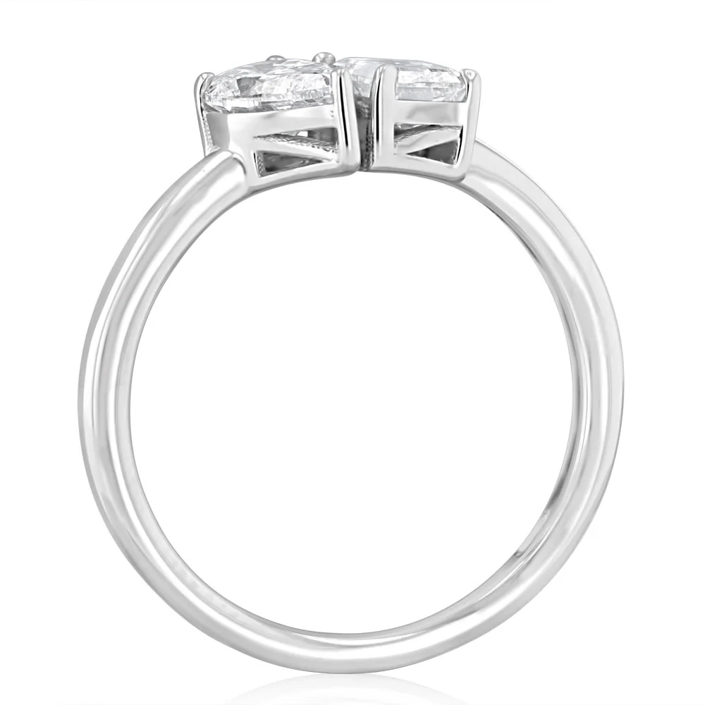 Luminesce Lab Grown 1.50 Carat Diamond Ring in Sterling Silver - Image 3