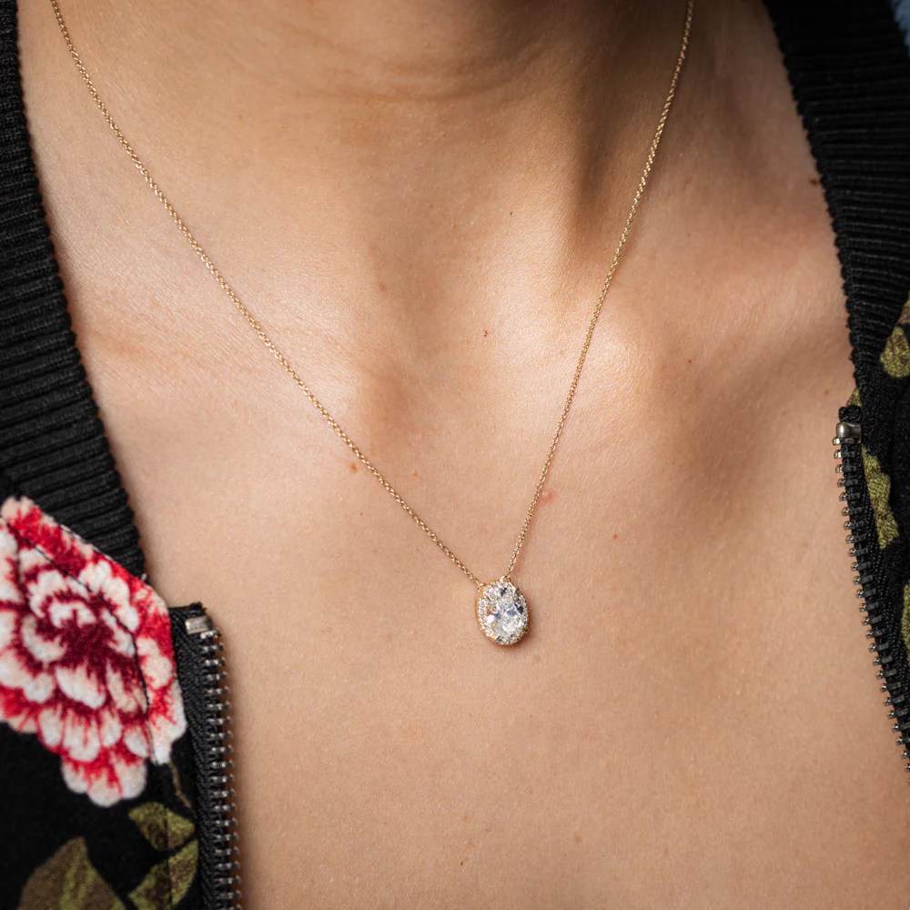 Luminesce Lab Grown 1.60 Carat Diamond Pendant on Chain in 9ct Yellow Gold - Image 2